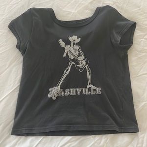 Brandy Melville Skeleton Tee